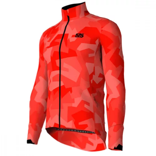 Kerékpáros Thermo felső - ZED Camo - Red + Kerékpáros hosszúnadrág kantáros - STANDARD BLACK