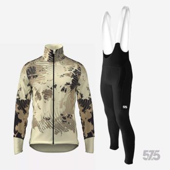   Kerékpáros Thermofelső HighPerformance - Aversa Chiffon + Kerékpáros Cargo hosszúnadrág kantáros - STANDARD BLACK