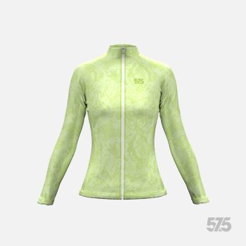   Futófelső BOSTON Női hosszú ujjal - Snake - Pale Green + Futónadrág RUN+ - STANDARD BLACK