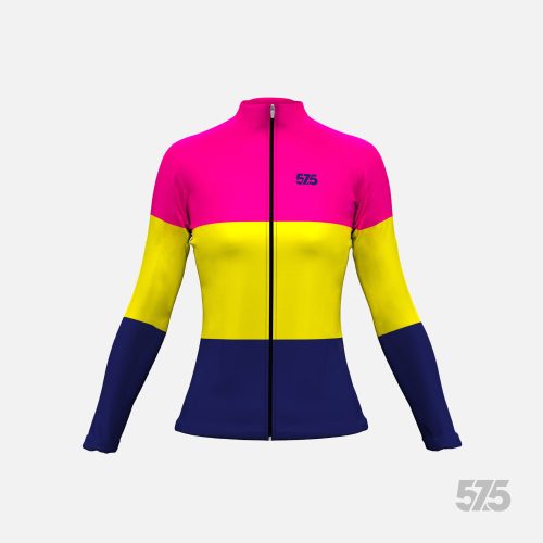 Futófelső BOSTON Női hosszú ujjal - Threestripe Pink + Futónadrág RUN+ - STANDARD BLACK