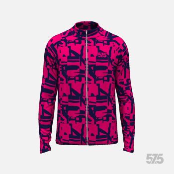   Futófelső BOSTON hosszú ujjal - Broken - Redblue + Futónadrág RUN+ - STANDARD BLACK