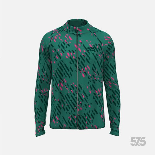 Futófelső BOSTON hosszú ujjal - Dorio Green + Futónadrág RUN+ - STANDARD BLACK