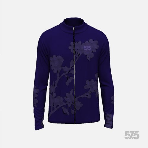 Futófelső BOSTON hosszú ujjal - Moire Purple + Futónadrág RUN+ - STANDARD BLACK