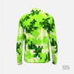 Futófelső BOSTON hosszú ujjal - Pixel Camo Green + Futónadrág RUN+ - STANDARD BLACK