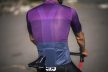 Kerékpáros Mez - PRO Gavia - THREE - STRIPE - PURPLE - BLUE + Kerékpáros Cargo rövidnadrág kantáros - STANDARD BLACK - Base