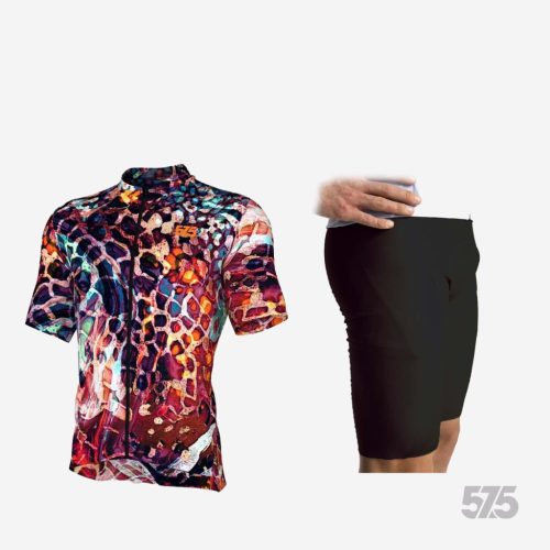 Kerékpáros Mez - PRO Gavia -  PSY Giraffe + Kerékpáros HIGH PERFORMANCE rövidnadrág Kantáros - STANDARD BLACK - Base