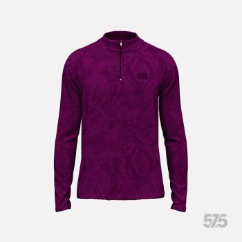 Futófelső hosszú ujjú - Cold Top - Snake - Dark Magenta