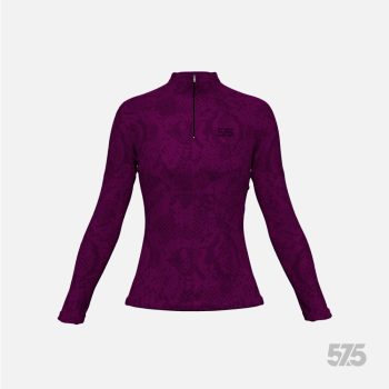   Futófelső hosszú ujjú - Női Cold Top - Snake - Dark Magenta