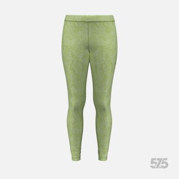 Futónadrág hosszú FIT női - Snake - Pale Green