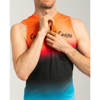 Ujjatlan Indoor Cycling felső férfi