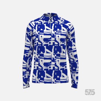 Futófelső hosszú ujjú - Cold Top - Broken - White Blue