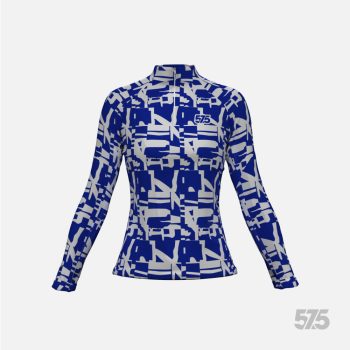   Futófelső hosszú ujjú - Női Cold Top - Broken - White Blue