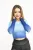 Crop Top Hosszú ujjú - Dream - Light Blue