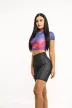 Crop Top Rövid ujjú - Galaxy