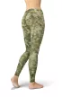 Futónadrág hosszú FIT női - CAMO - YK - Forest