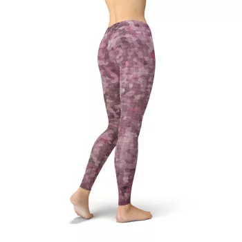 Futónadrág hosszú FIT női - CAMO - YK - Mallow