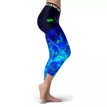 Futónadrág hosszú FIT női - CYCLONE - Blue