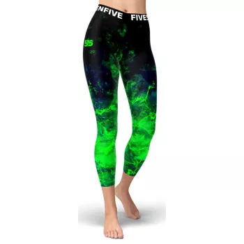Futónadrág hosszú FIT női - CYCLONE - Fluo