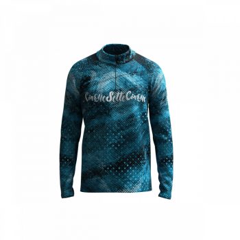 Futófelső hosszú ujjú - Cold Top - Hurricano Blue
