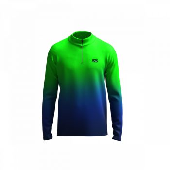 Futófelső hosszú ujjú - Cold Top - Dream Fluo-Blue