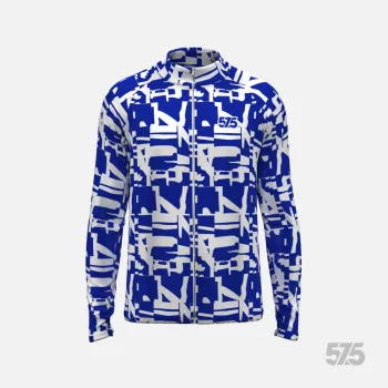 Futófelső BOSTON hosszú ujjal - Broken - White Blue