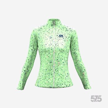 Futófelső OSLO Női hosszú ujjal - Terrazzo green