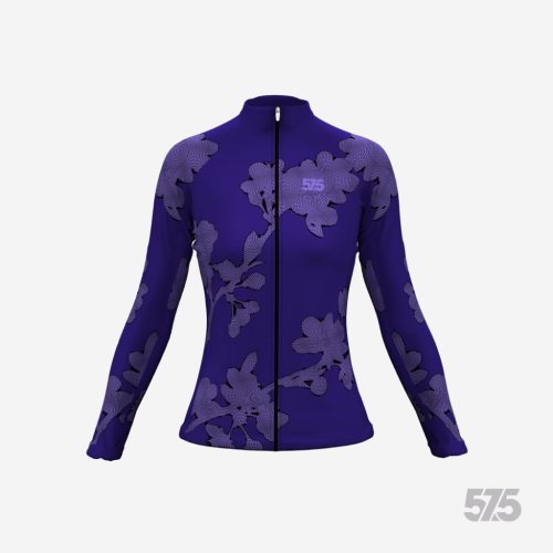 Futófelső OSLO Női hosszú ujjal - Moire Purple