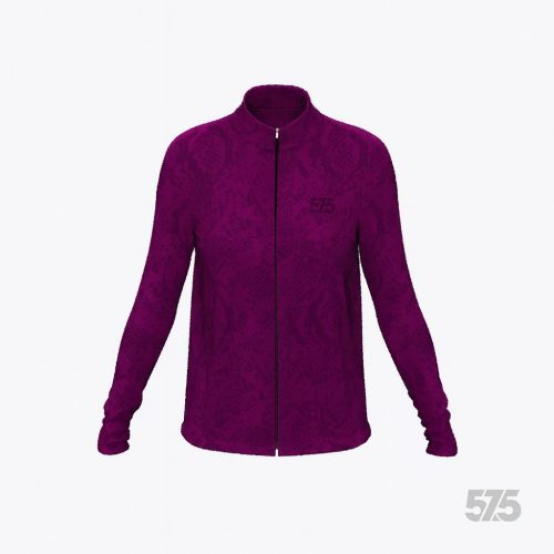 Futófelső OSLO Női hosszú ujjal - Snake - Dark Magenta