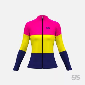 Futófelső OSLO Női hosszú ujjal - Threestripe Pink