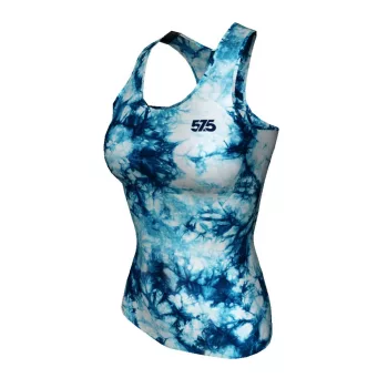 Futópóló ujjatlan női - TIE DYE