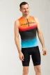 Ujjatlan Indoor Cycling felső férfi - SUNSET GRAD