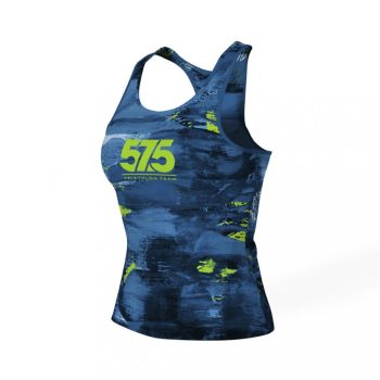 Ujjatlan Indoor Cycling felső női - 575 TEAM - Blue