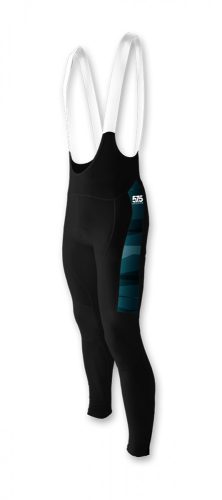 Kerékpáros hosszúnadrág kantáros - 575 TEAM - Turquoise