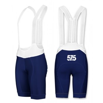 Kerékpáros rövidnadrág kantáros - STANDARD BLUE - Base