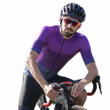   Kerékpáros Mez - PRO Gavia - THREE - STRIPE - PURPLE - BLUE