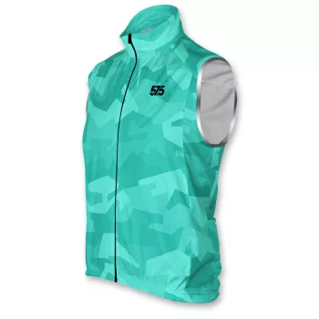 Kerékpáros mellény PRO - ZED CAMO - Celeste