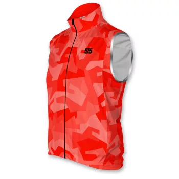 Kerékpáros mellény PRO - ZED CAMO - Red