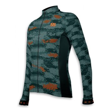 Kerékpáros Thermo felső - Pixel - Green