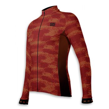 Kerékpáros Thermo felső - Pixel - Orange