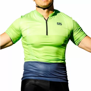 Kerékpáros Mez - Weekend - THREE STRIPE - GREEN - BLUE