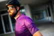 Kerékpáros Mez - Weekend - THREE STRIPE - PURPLE - BLUE