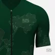 Kerékpáros Mez - Moire Green
