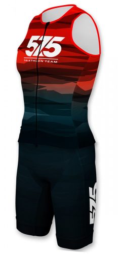 Triatlon versenymez - 2 részes - 575 TEAM - Turquoise - Red