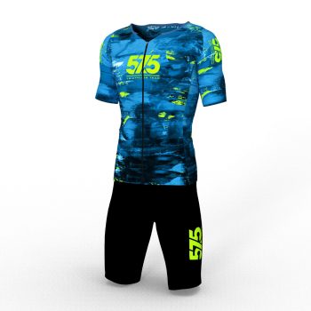   Triatlon versenymez - 2 részes - rövid ujjú - 575 TEAM - Blue