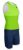 Triatlon versenymez- Endurance - THREE STRIPE - Green-Blue