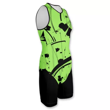 Triatlon versenymez- Endurance - Wheel Splash - Pistachio