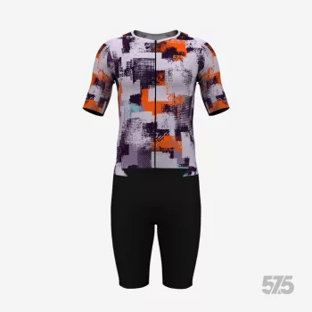 Triatlon versenymez - Rövid ujjú - Urban Signal Purple