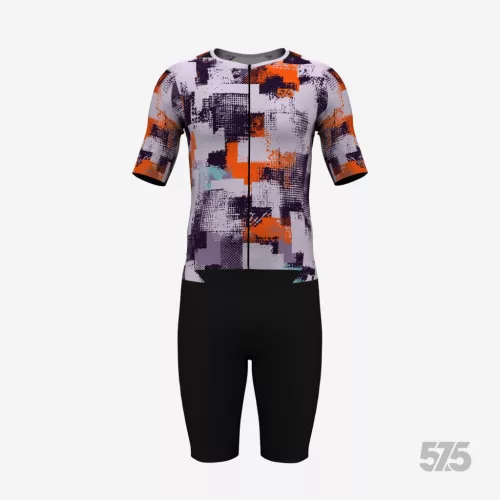 Triatlon versenymez - Rövid ujjú - Urban Signal Purple