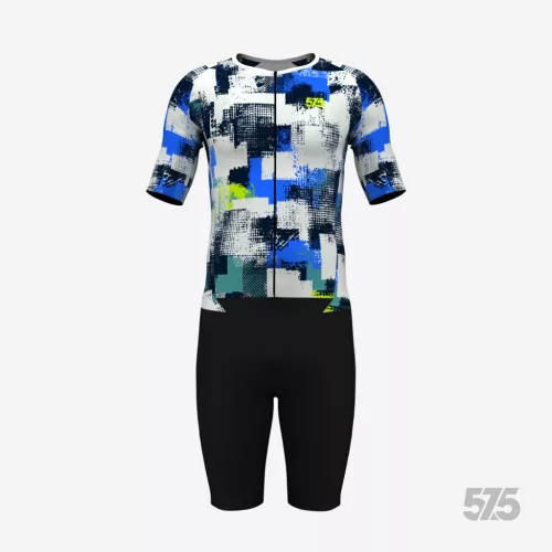 Triatlon versenymez - Rövid ujjú - Urban Signal Blue