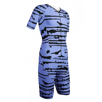 Triatlon versenymez - Rövid ujjú - Ink Slate Blue